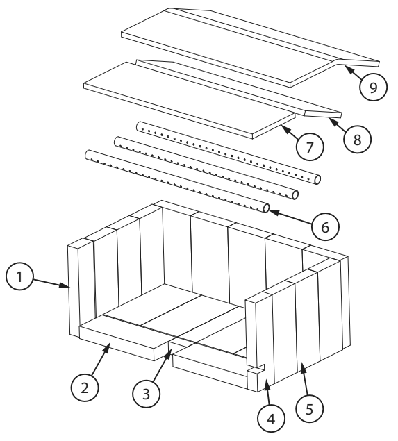 Repair Parts 3 Diagram and Parts List for US1800E  US Stove Company Heating Stove